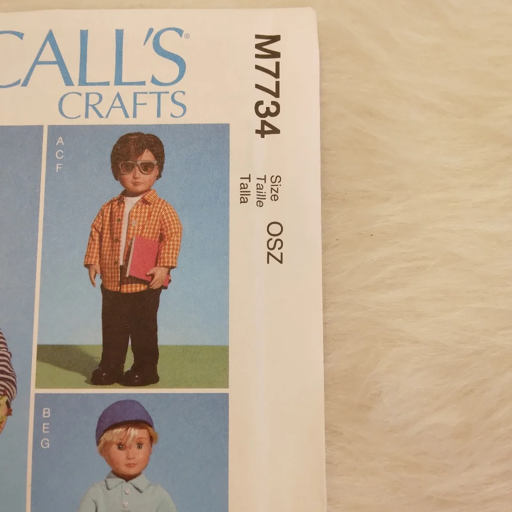 McCall's M7734 AGD wardrobe fits 18